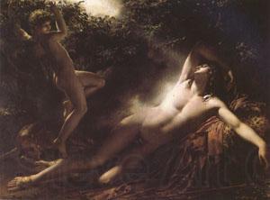 Anne-Louis Girodet-Trioson The Sleep of Endymion (mk05) Norge oil painting art
